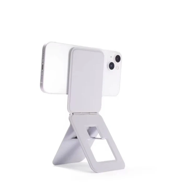 Magnetic Phone Desktop Folding Holder(Square Grey)