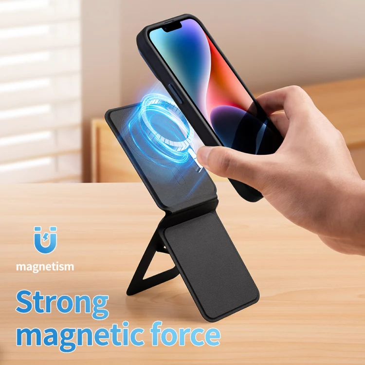 Magnetic Phone Desktop Folding Holder(Square Grey) - Image 4