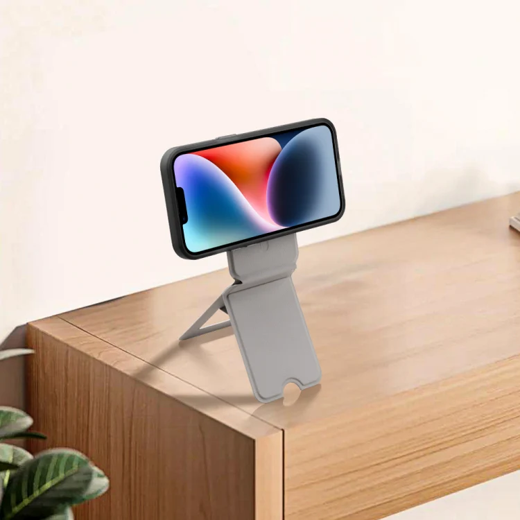 Magnetic Phone Desktop Folding Holder(Square Grey) - Image 8