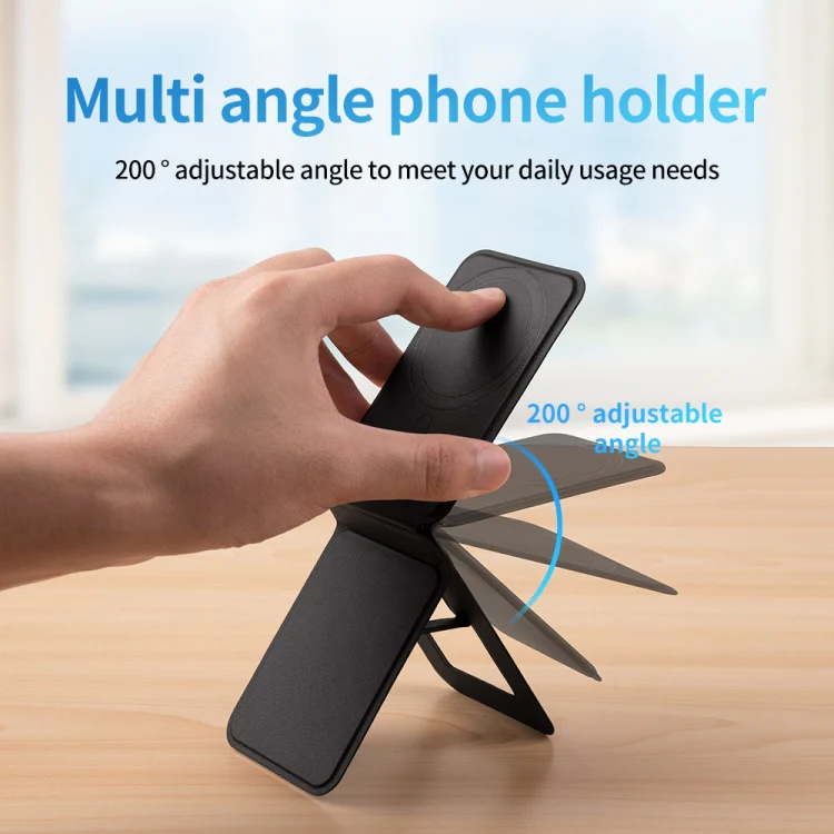 Magnetic Phone Desktop Folding Holder(Square Purple) - Image 3