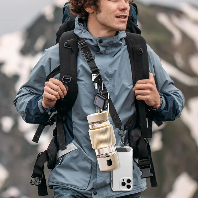Magnetic Quick Release Adjustable Phone Lanyard Crossbody Strap(Blue) - Image 12
