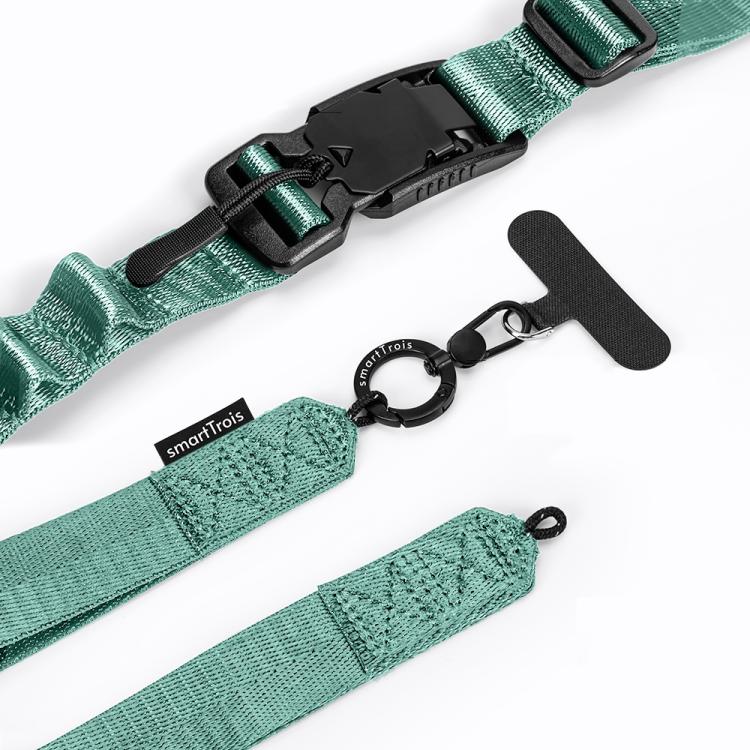 Magnetic Quick Release Adjustable Phone Lanyard Crossbody Strap(Green)
