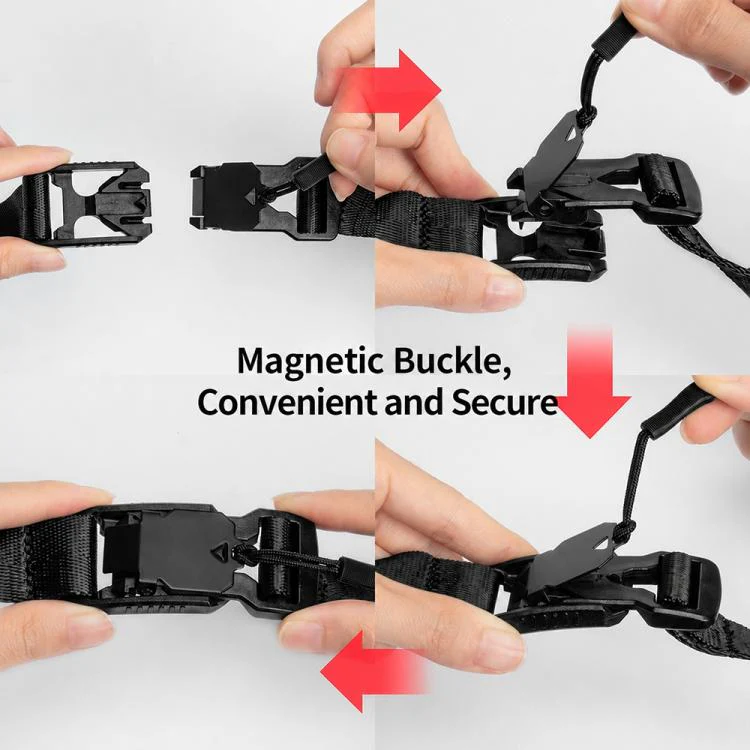 Magnetic Quick Release Adjustable Phone Lanyard Crossbody Strap(Purple) - Image 9