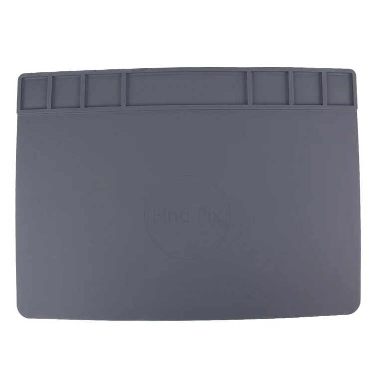 Maintenance Platform High Temperature Heat-resistant Repair Insulation Pad Silicone Mats, Size: 49.5cm x 34.7cm(Grey) - Image 2