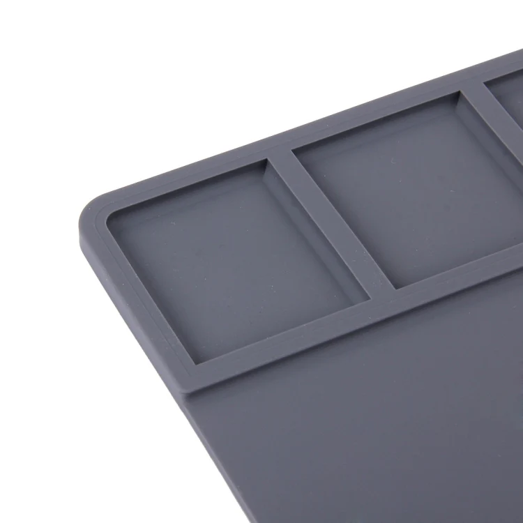 Maintenance Platform High Temperature Heat-resistant Repair Insulation Pad Silicone Mats, Size: 49.5cm x 34.7cm(Grey) - Image 4