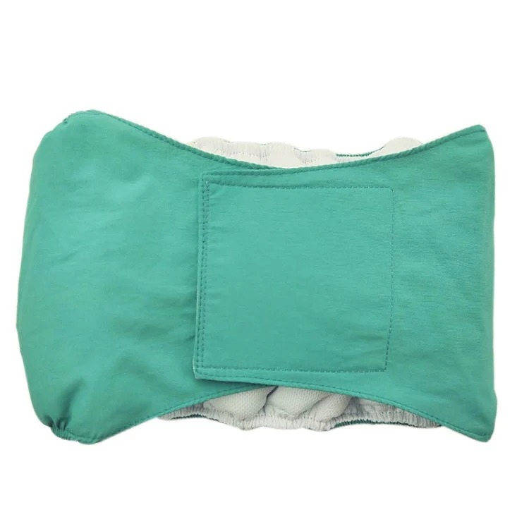 Male Dog Special Courtesy Belt Pet Physiological Pants, Size: M(Green)