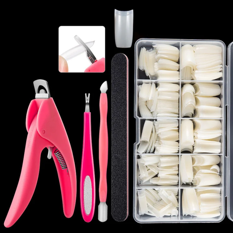 Manicure Tool Set Fingernails Word Cut Set, Specification: Natural French