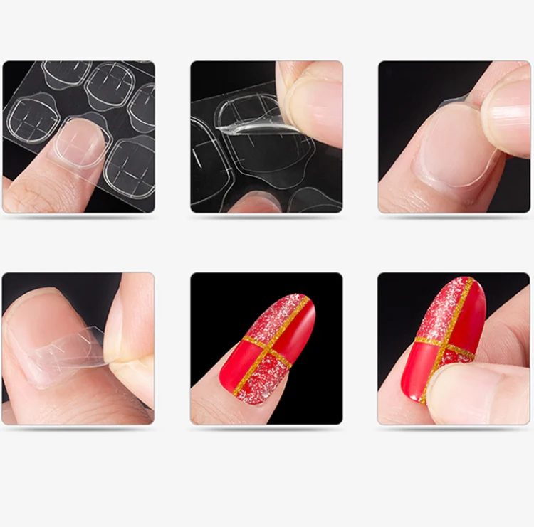 Manicure Tool Set Fingernails Word Cut Set, Specification: Transparent Full Post Large Set - Image 3