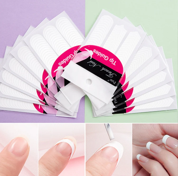 Manicure Tool Set Fingernails Word Cut Set, Specification: Transparent Semi-post Large Set - Image 4