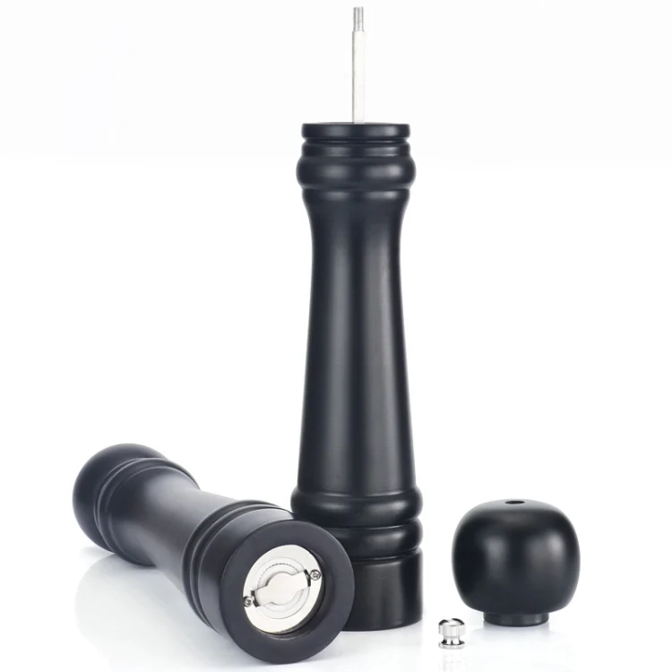 Manual Pepper Grinder Solid Wood PU Paint Pepper Mill Ceramic Core Coarse Salt Pepper Grinder Seasoning Bottle - Image 5