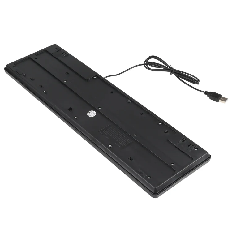 MC-689 Waterproof USB Wired Keyboard, Arabic Version (Black) - Image 4