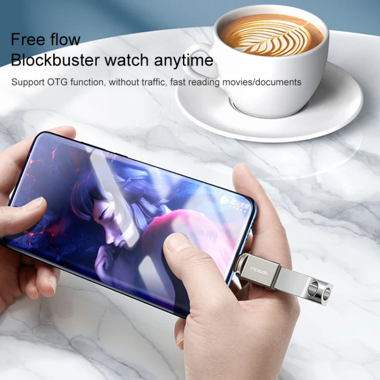 MCDODO USB 3.0 Female to 8 Pin Male OTG Converter USB Flash Disk - Image 3