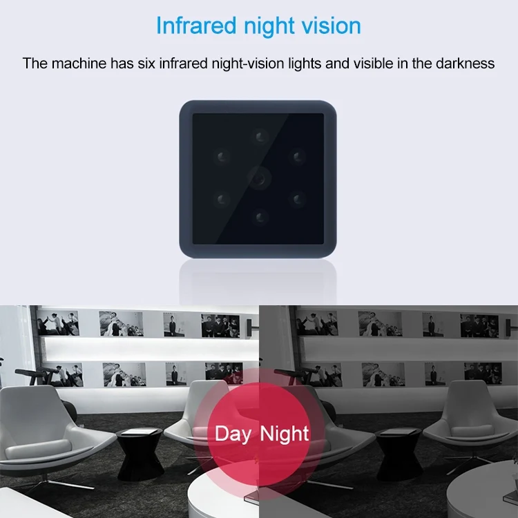 MD25 1080P Wearable Smart HD Camera Wireless Sport Camera, Support Infrared Night Vision / Motion Detection / TF Card - Image 15