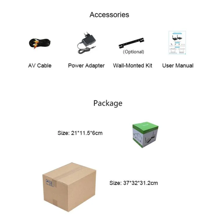Measy AV230-2 2.4GHz Set-top Box Wireless Audio / Video Transmitter + 2 Receiver, with IR Extension Function, Plug:US Plug(Black) - Image 7