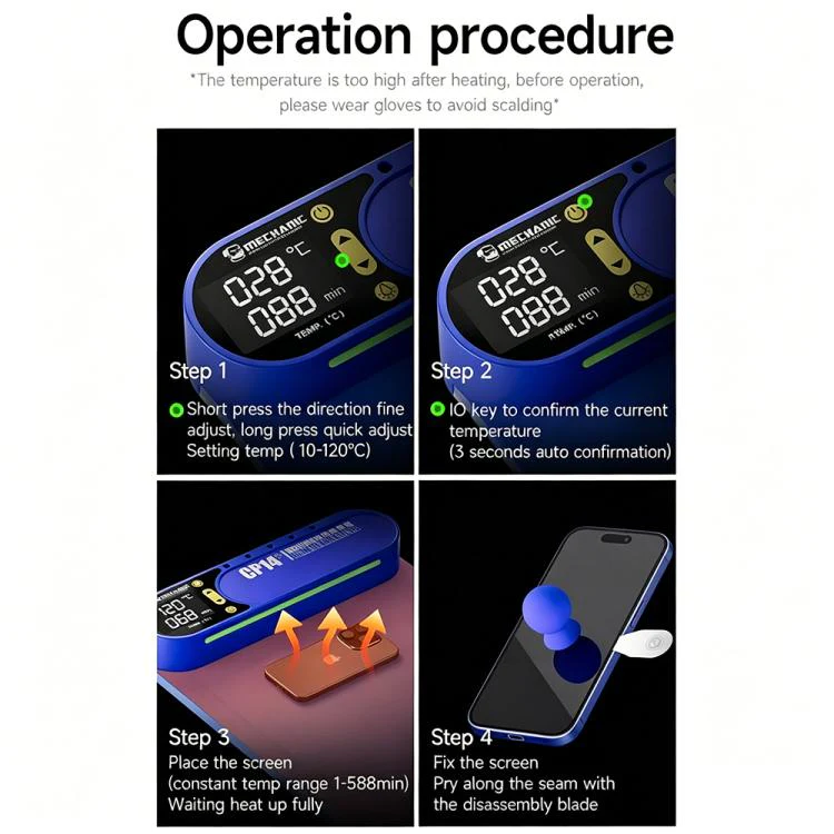MECHANIC CP14+ 14-inch LCD Screen Separator with Dust Detection LED Light, Plug:EU Plug - Image 7