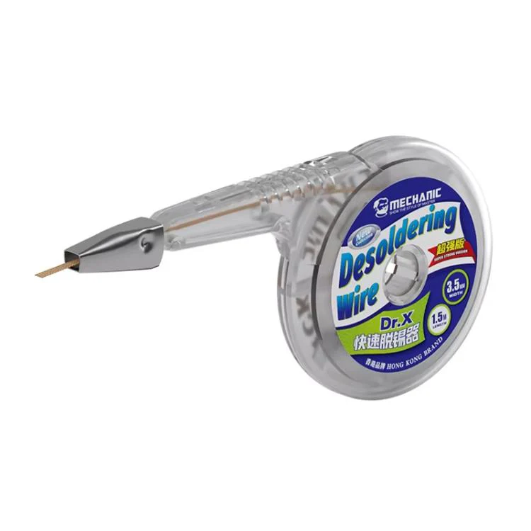 MECHANIC Dr.X Super Strong Version 1.5m Precision Desoldering Tape, Specification:3.5x1.5mm