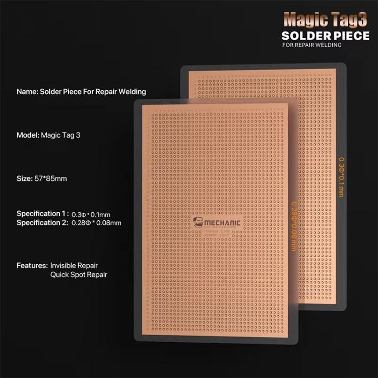 MECHANIC Magic Tag 3 Solder Piece, Specification:0.08x0.28mm - Image 8