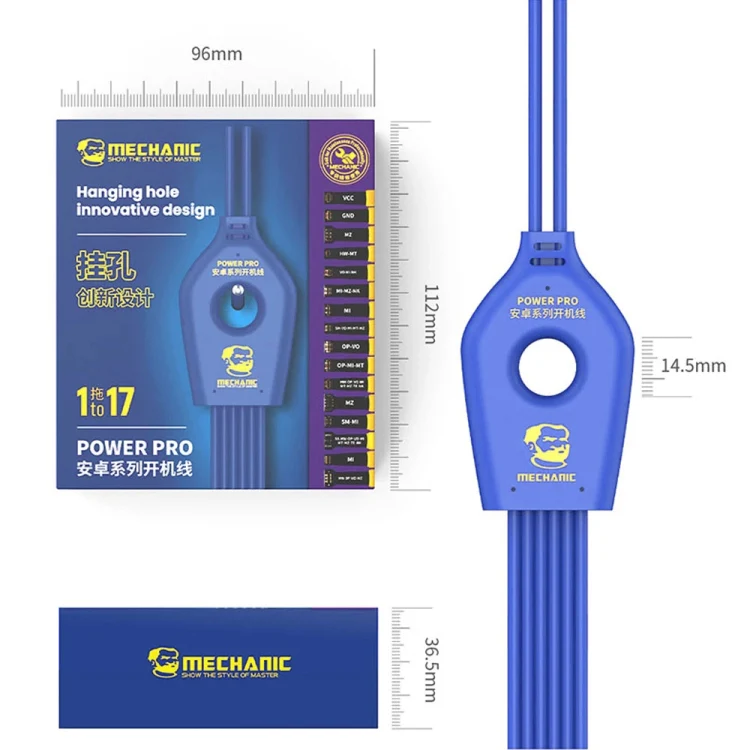Mechanic Power Pro 17 in 1 Mobile Phone Power Supply Test Cable for Android - Image 4