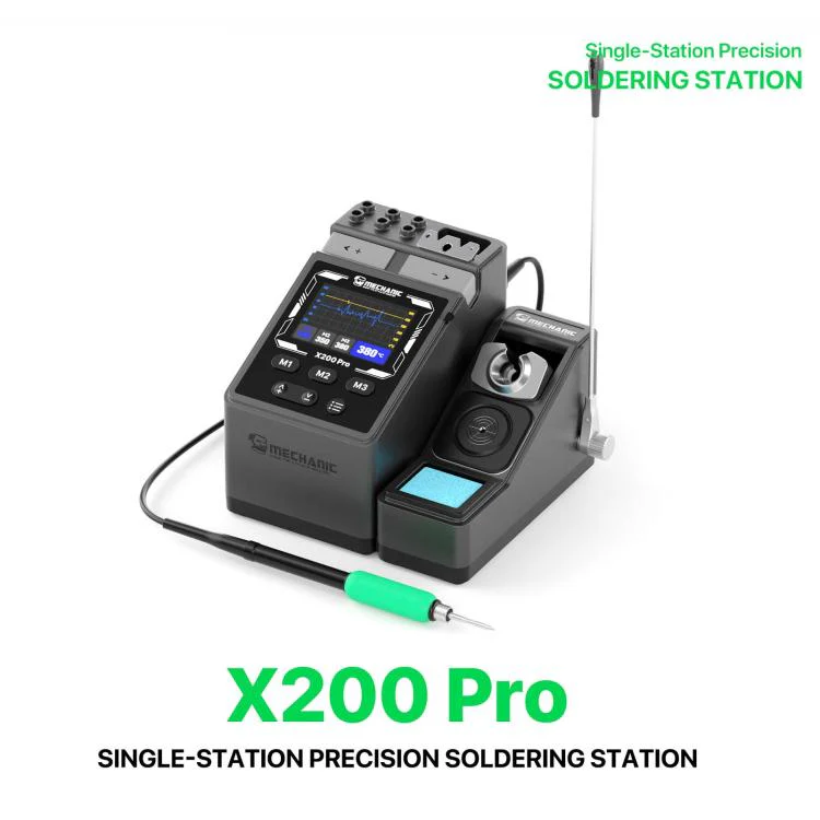 MECHANIC X200 Pro Pen-Style Smart Temperature-Adjustable Soldering Station, Plug:EU Plug - Image 2