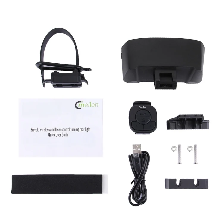 Meilan X5 Wireless Remote Control Laser Tail Lamp for Bicycle, Waterproof Level: IPX4 - Image 6