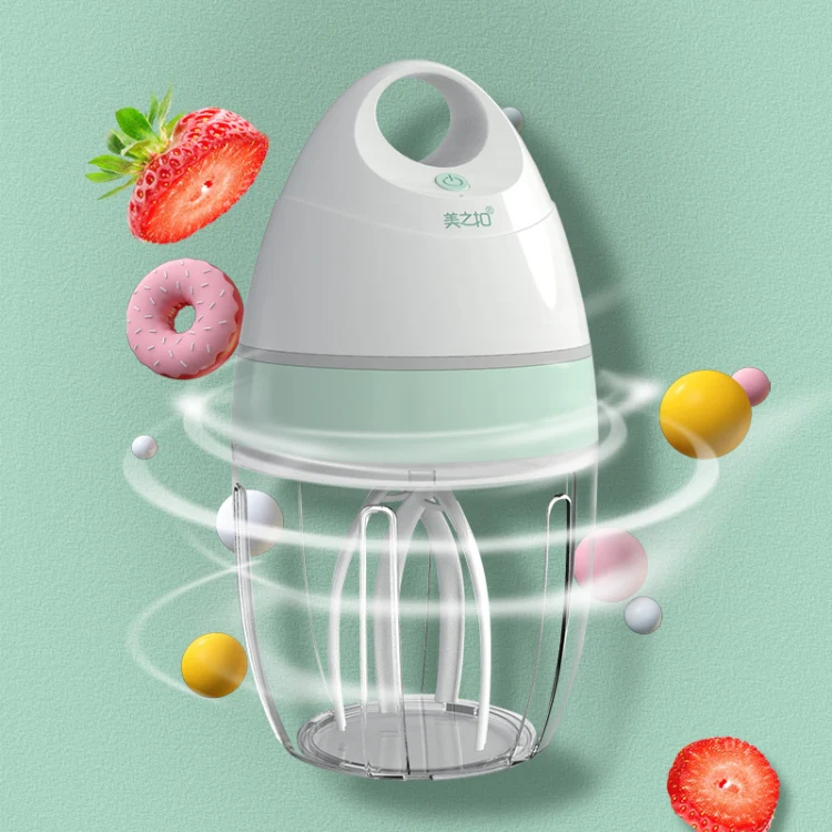 MEIZHIKOU Electric Whisk Household USB Small Baking Automatic Whisk Whipping Cream Cake Mixer - Image 2
