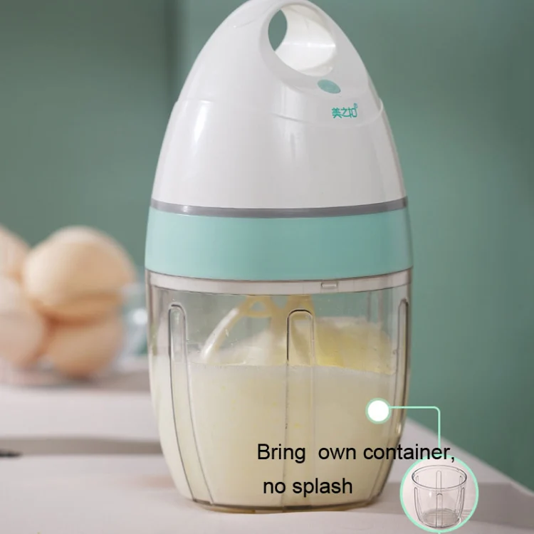 MEIZHIKOU Electric Whisk Household USB Small Baking Automatic Whisk Whipping Cream Cake Mixer - Image 3