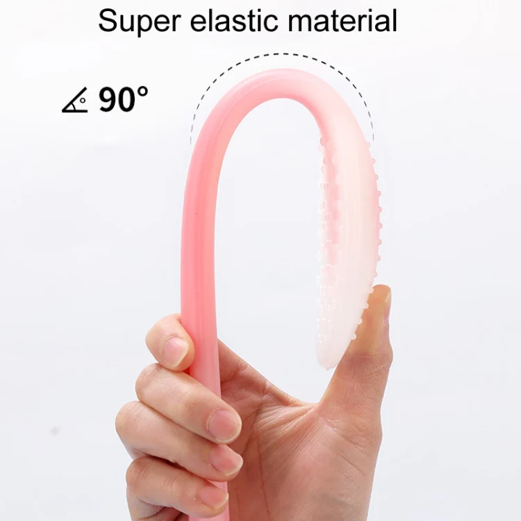 Meridian Points Gua Sha Patting Board Silicone Palm Massage Whacker, Style: Pink 38cm - Image 4
