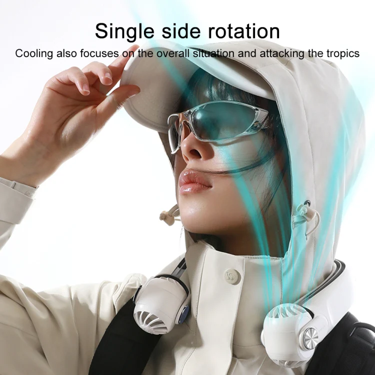 MF080 Rotor Hanging Neck Electric Fan (Grey) - Image 3