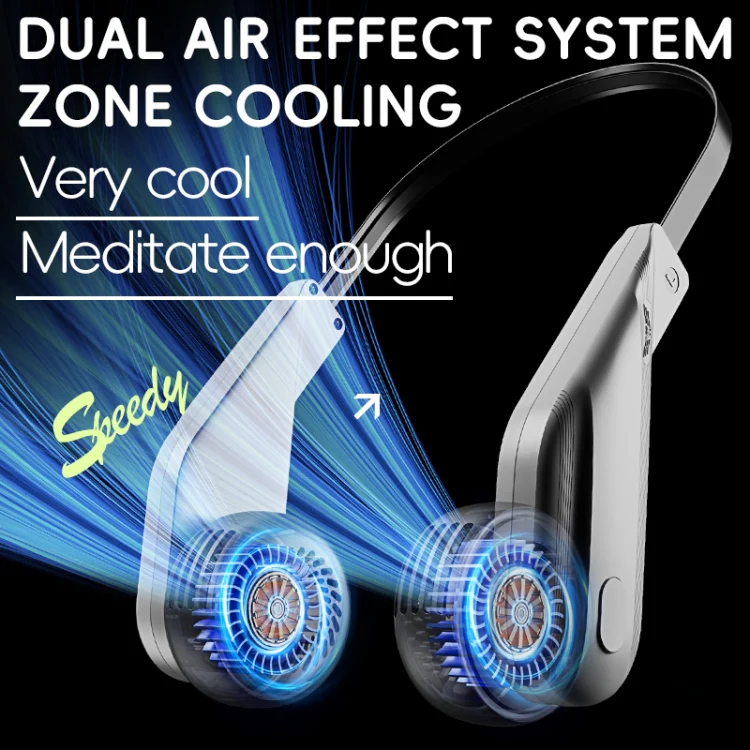 MF089 Speedy Neck Band Electric Fan(Pink) - Image 7