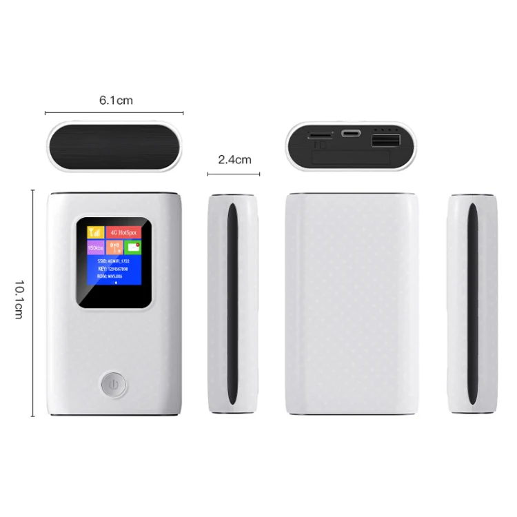 MF905C Asia 4G LTE WIFI Router Portable 6000mAh Charging Treasure Wireless Hotspot 150Mbps Pocket Mobile Modem - Image 2