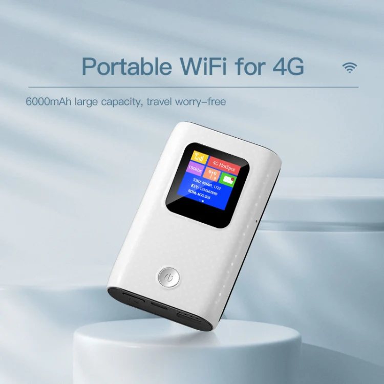 MF905C EU 4G LTE WIFI Router Portable 6000mAh Charging Treasure Wireless Hotspot 150Mbps Pocket Mobile Modem - Image 5