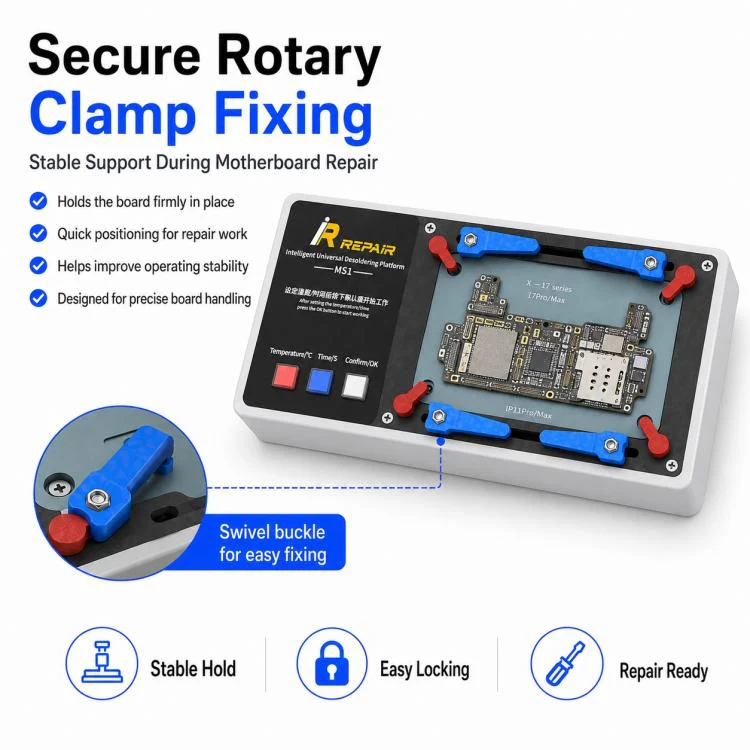 Mijing MS1 Intelligent Desoldering Platform for iPhone X-17 Pro Max, Plug:US Plug - Image 4