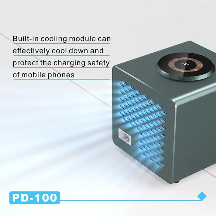 Mijing PD100 100W Multi-Port Smart Fast Charger Supports QC / PD Fast Charging & 15W Wireless Charging, Plug:EU Plug - Image 8