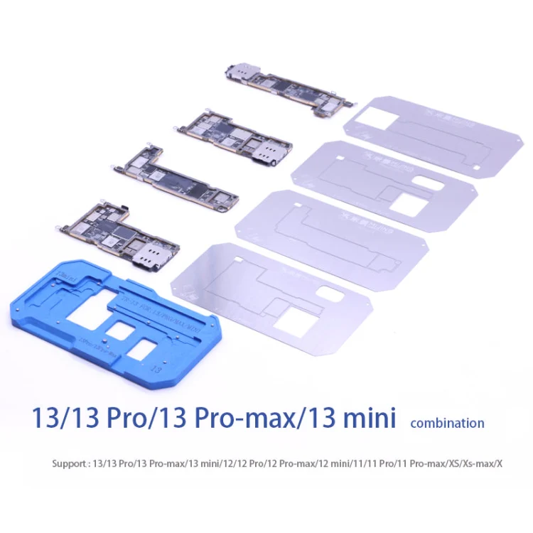 MiJing Z20 Pro For iPhone X-13 Pro Max 14 in 1 Middle Layer Motherboard Reballing Soldering Platform - Image 3