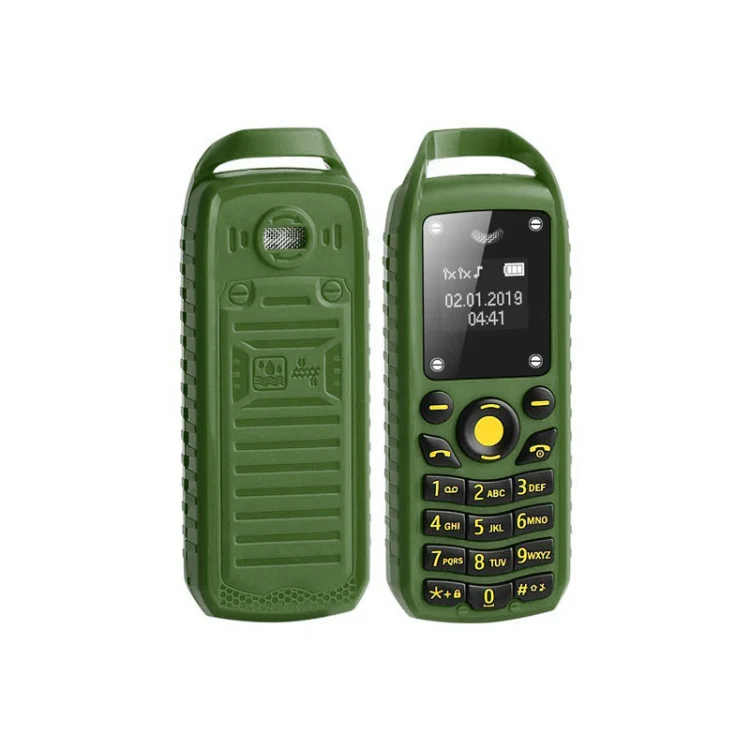 Mini B25 Headphone Mobile Phone, Hands Free Bluetooth Dialer Headphone, MP3 Music, Dual SIM, Network: 2G(Green) - Image 2