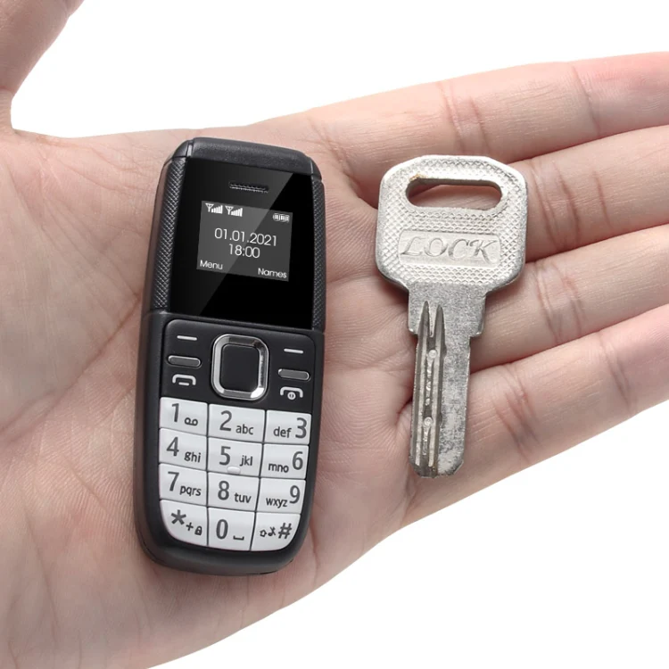 Mini BM200 Mobile Phone, 0.66 inch, MT6261D, 21 Keys, Bluetooth, MP3 Music, Dual SIM, Network: 2G (Grey) - Image 4