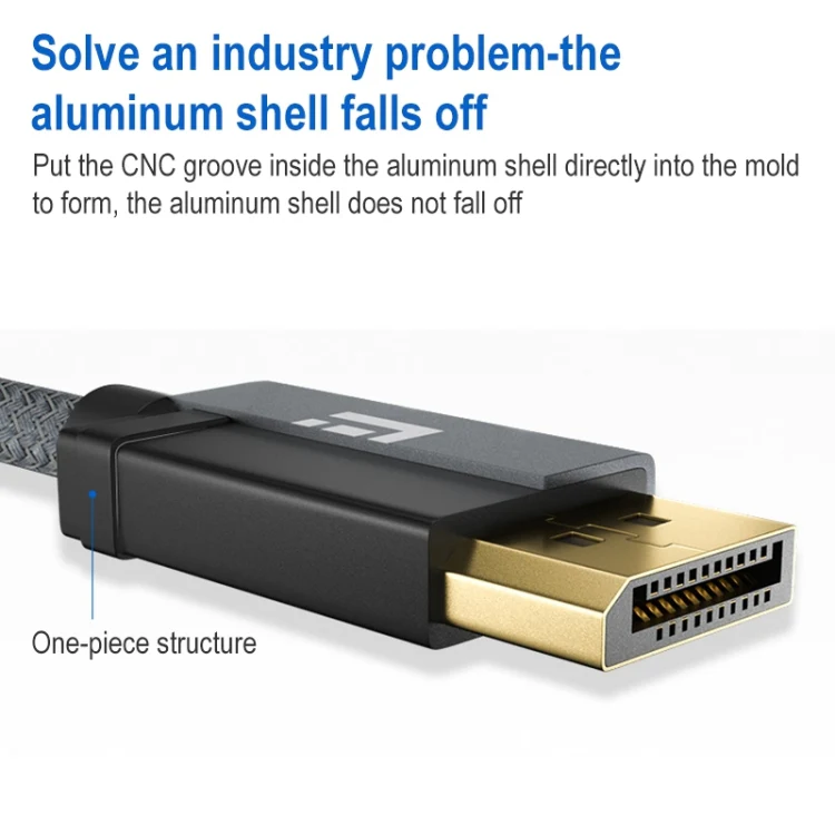 Mini DP1.4 8K 60Hz Male to Female DisplayPort Cable - Image 3