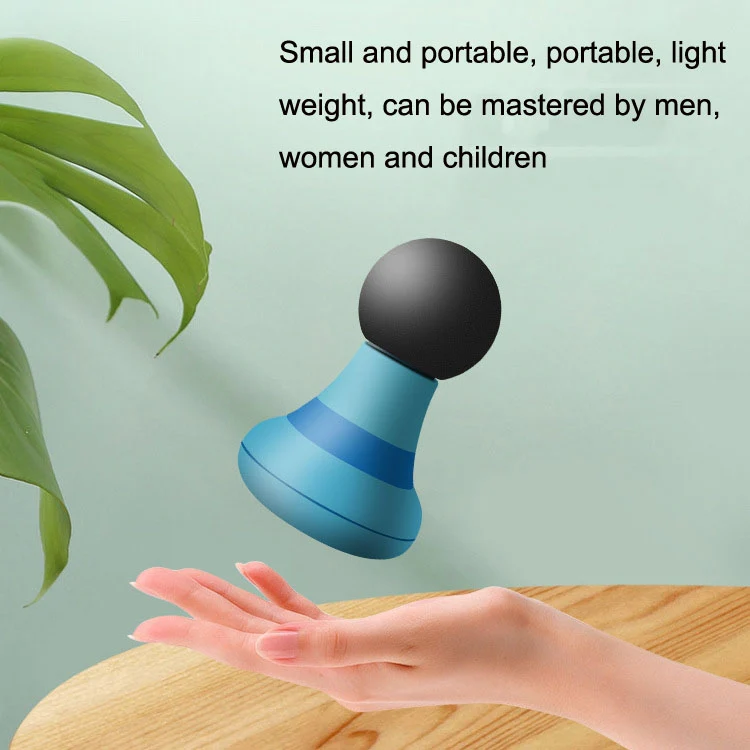 Mini Fascia Device Smart Whole Body Muscle Vibrating Massage Relaxer, Style: Enhanced Model (Blue) - Image 5