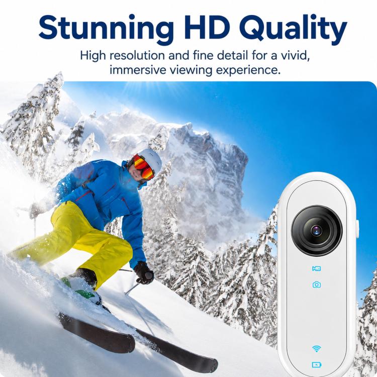 Mini Magnetic Action Camera 1080P Wearable Body Cam With Wi-Fi App, EIS, Spec: Car Kit - Image 4