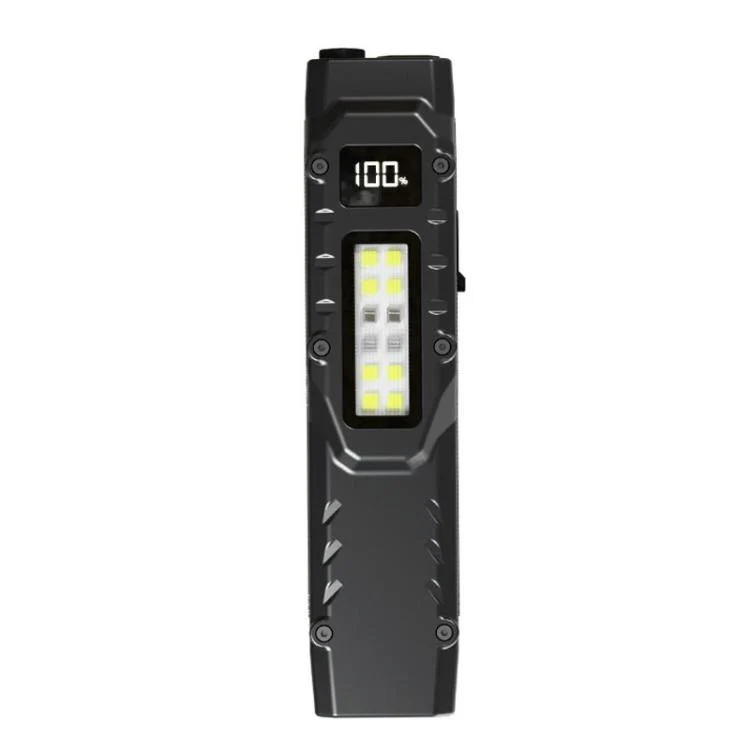 Mini Portable Self-Defense Three-Light Source Flashlight With Pen Clip(DT007)