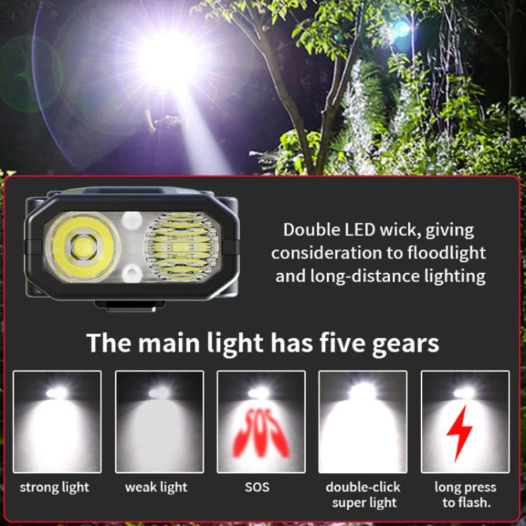 Mini Portable Self-Defense Three-Light Source Flashlight With Pen Clip(DT007) - Image 10