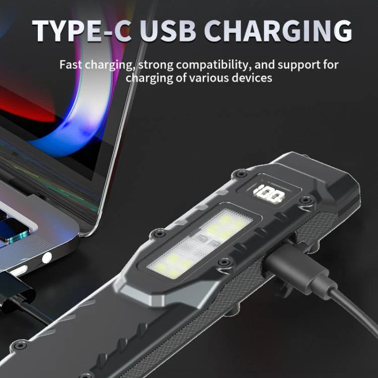 Mini Portable Self-Defense Three-Light Source Flashlight With Pen Clip(DT007) - Image 6