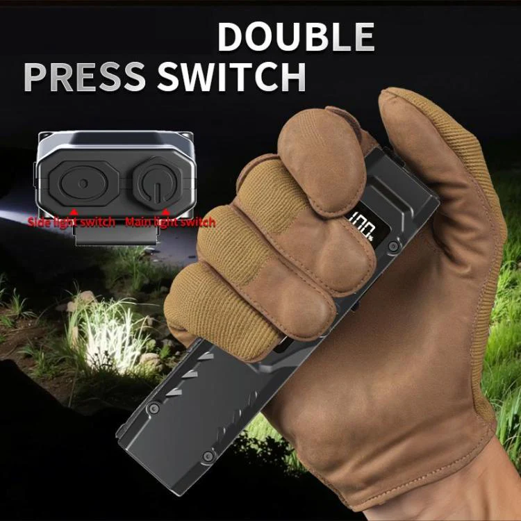 Mini Portable Self-Defense Three-Light Source Flashlight With Pen Clip(DT007) - Image 7