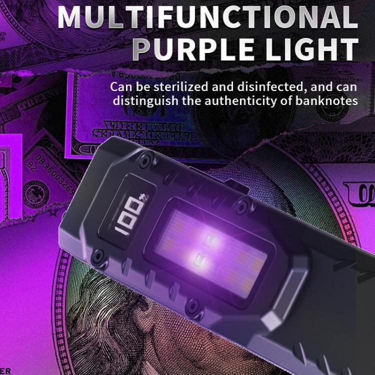 Mini Portable Self-Defense Three-Light Source Flashlight With Pen Clip(DT007) - Image 9