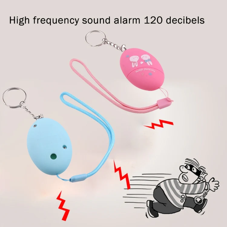 Mini Safe Football Loud Personal Alarm with Anti-Rape for Girl and Kids, 120Db Alarm(Blue) - Image 8