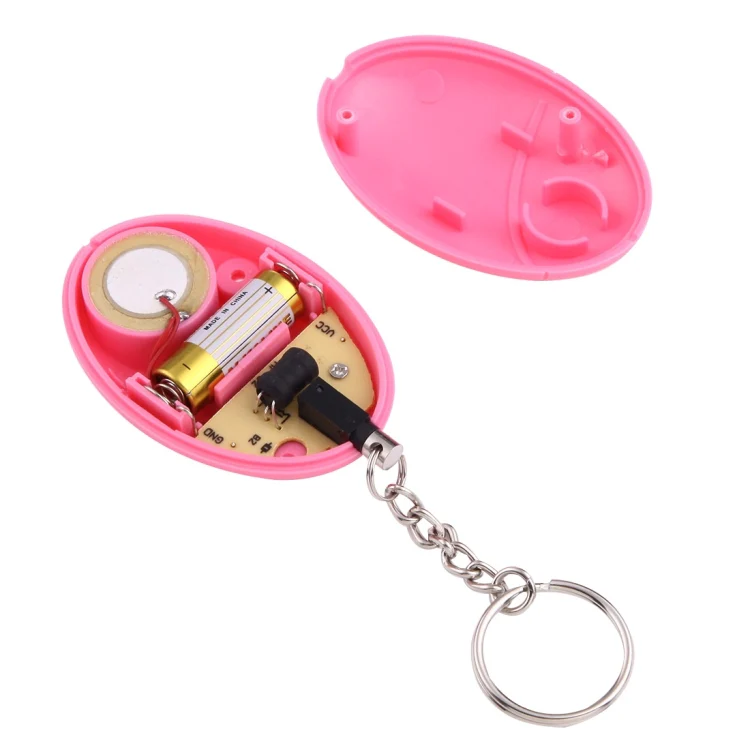Mini Safe Football Loud Personal Alarm with Anti-Rape for Girl and Kids, 120Db Alarm(Pink) - Image 4