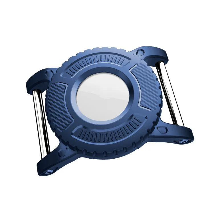 Mini Steel Anti-lost Waterproof Protective Cover For AirTag 1st Gen / 2nd Gen(Blue)