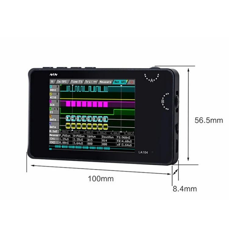 MINIWARE LA104 Logic Analyzer 4-Channel Debugging Assistant Sampling Analog Oscilloscope - Image 2