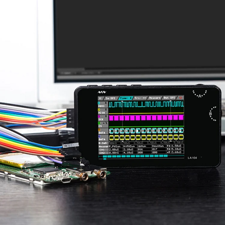 MINIWARE LA104 Logic Analyzer 4-Channel Debugging Assistant Sampling Analog Oscilloscope - Image 6
