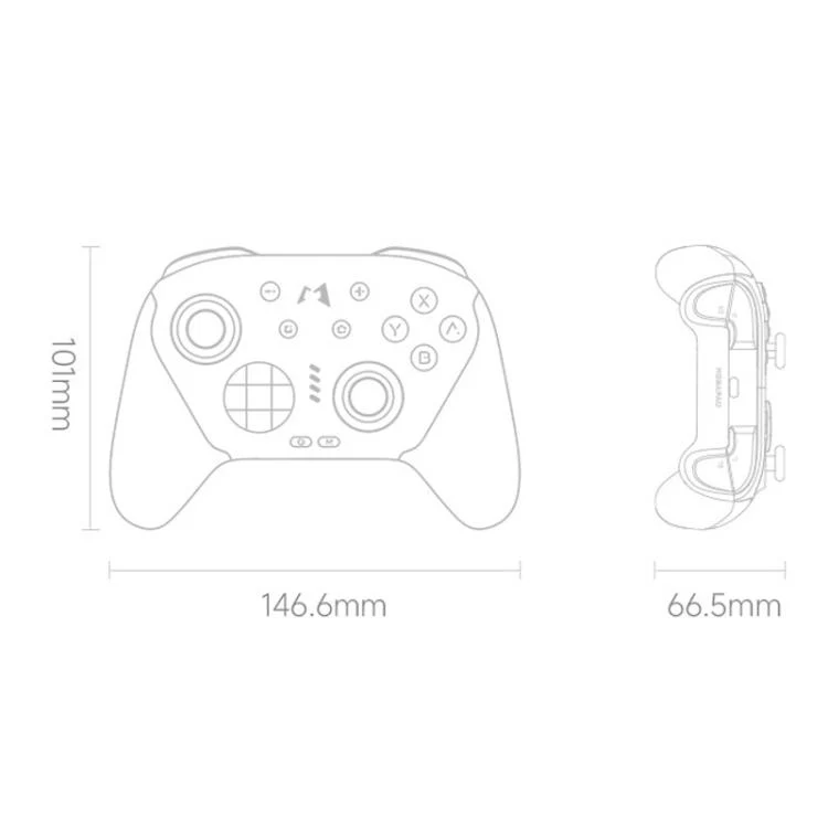 MOBAPAD Pro2-HD Mechanical Game Controller With TMR Joystick For Switch / Switch2(Vintage) - Image 11